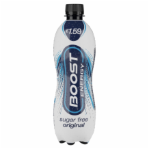 Boost Energy Sugar Free Pet   12x1ltr