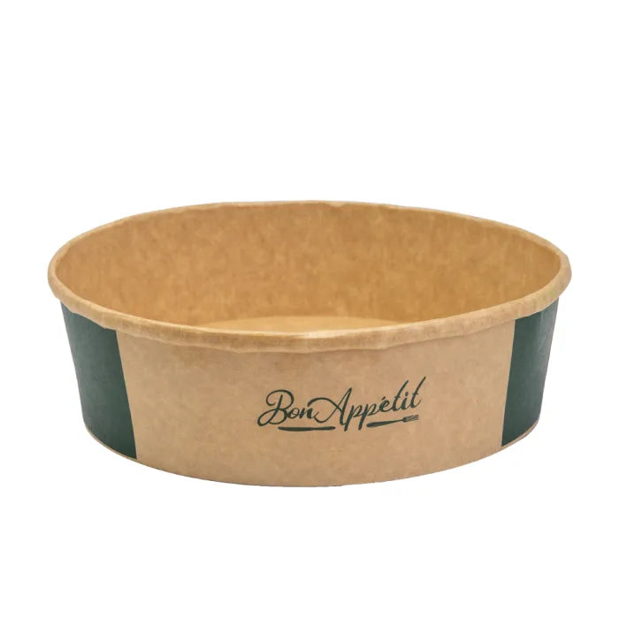 900ml Round Kraft Multi-Food Bowls-Box of 100