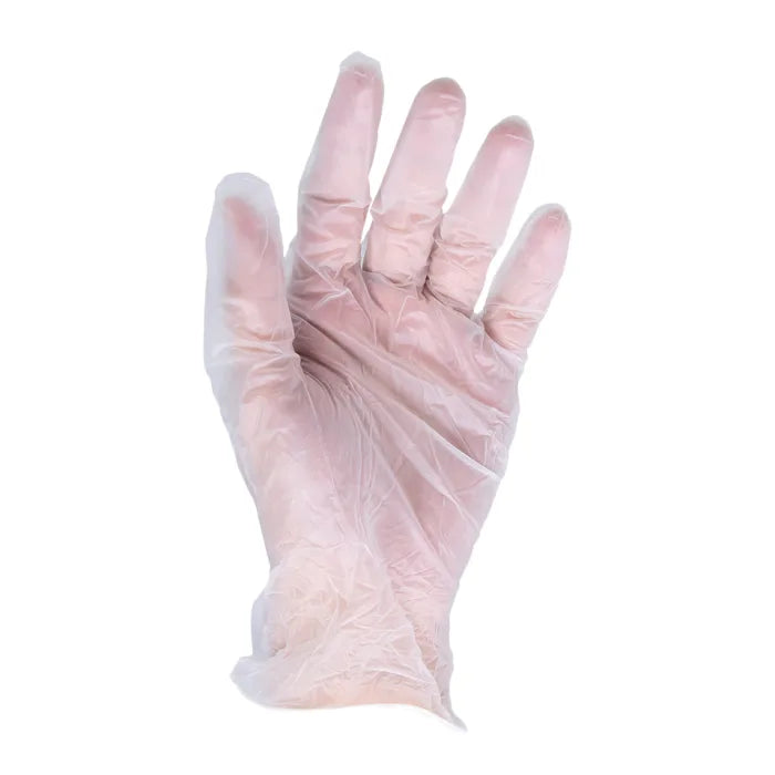 Florex Disposable Clear Gloves Medium Box of 100