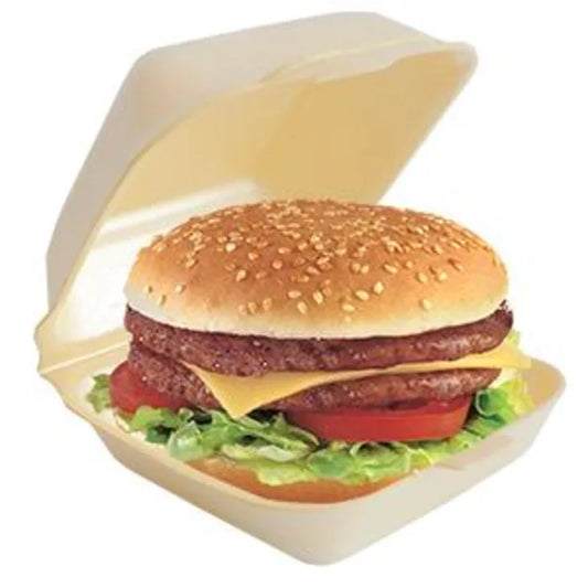 N6 (HP6) Large Burger Boxes (Gold) (150x40x150mm) Box of 500