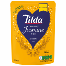 Tilda Steamed Fragrant Jasmine Rice  6x250g