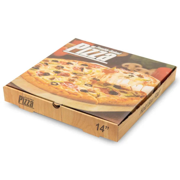 14" Full Colour Pizza Boxes Case of 50