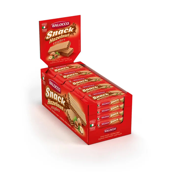 Balocco Hazelnut Wafers 45g Box of 30