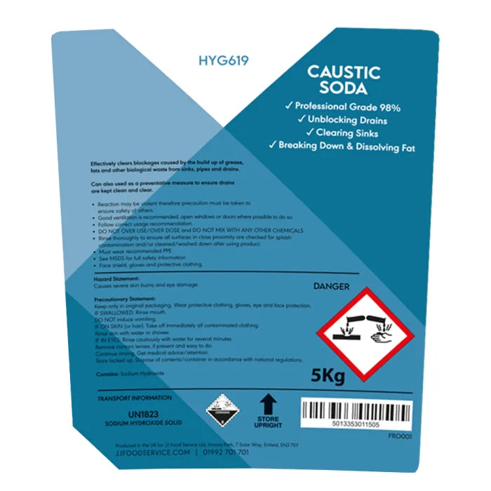 Clean Choice Caustic Soda 5kg Box of 2