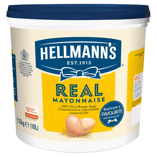 Hellmanns Real Mayonnaise (Bucket) 10L
