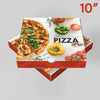10" Delicious & Tasty Full Colour Pizza Boxes Case of 80