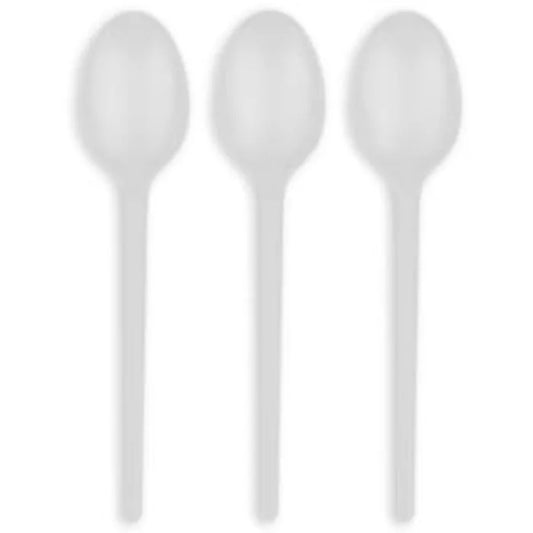 Standard-Weight Plastic Dessert Spoons Box of 1000