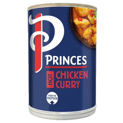 Princes Hot Chicken Curry  6x392g