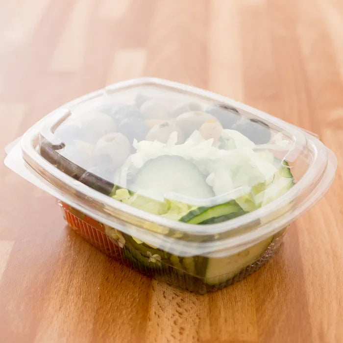 Fresco Oval Salad Containers (375 ml)-Box of 500