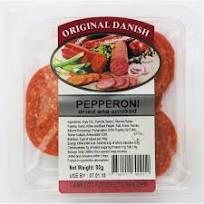 Danish Original Smoked Pepperoni Slice Salami  1x80g