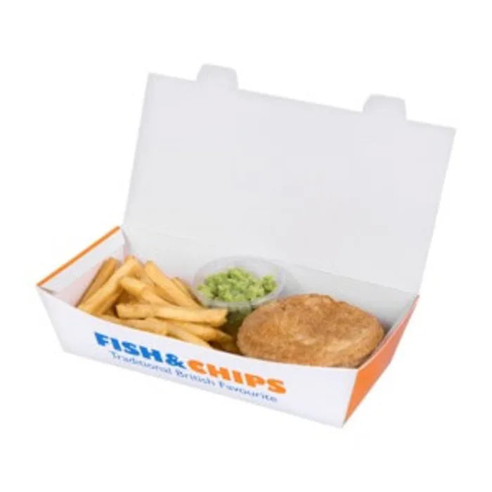 Fish & Chips Small Boxes (10"x5"x2.5")-Case of 150