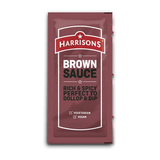 Harrisons Brown Sauce Sachets 10g Box of 200