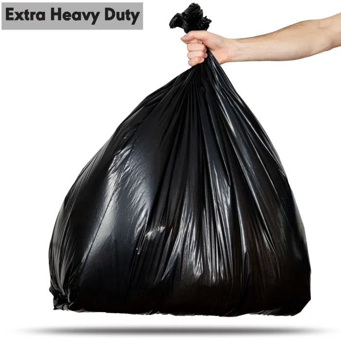 140L Black Extra Heavy Duty Compactor Sacks (max. load 20kg)-1x80