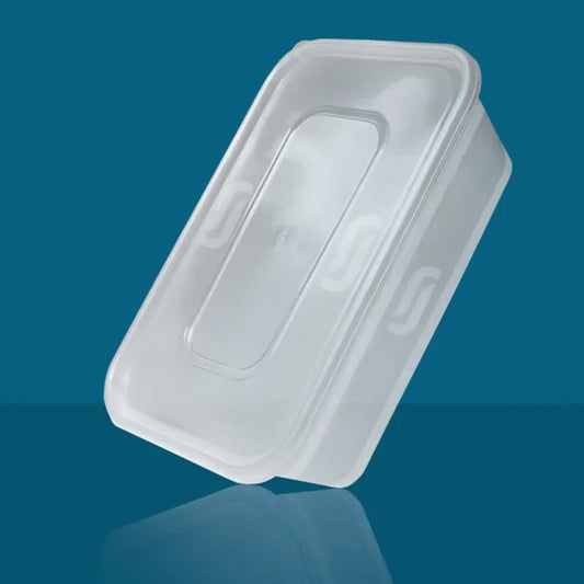 650ml Microwave Plastic Containers with Lids Box of 250