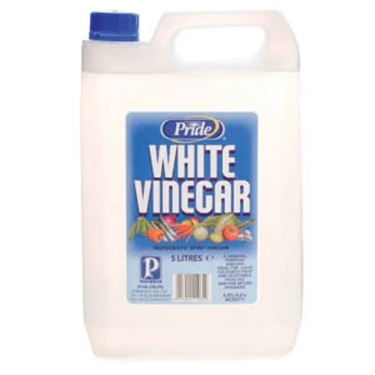 Pride Distilled White Vinegar 5L Box of 4