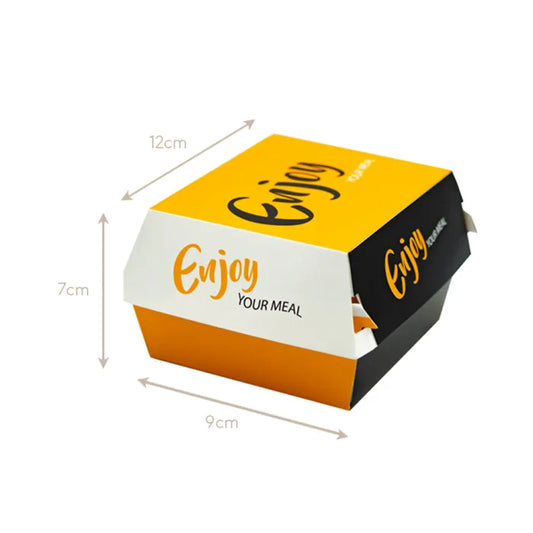 Small Card Clamshell Burger Box (105x105x70mm) Case of 200