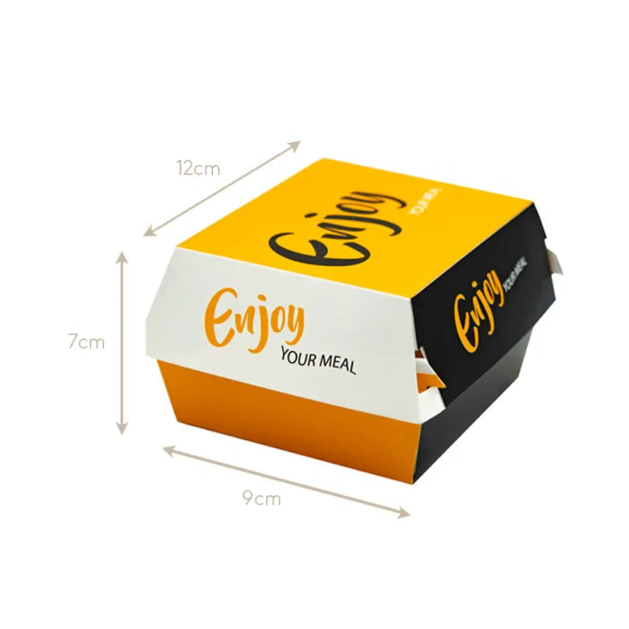 Small Card Clamshell Burger Box (105x105x70mm) Case of 200