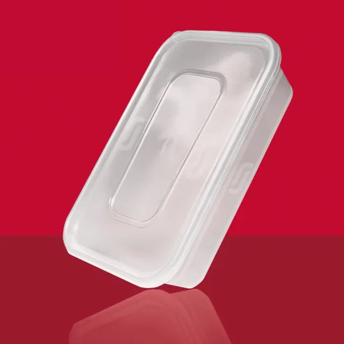 500ml Microwave Plastic Containers with Lids Box of 250