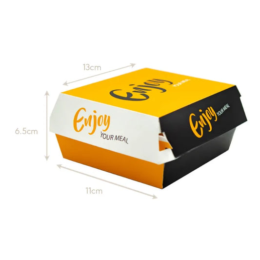 Large Card Clamshell Burger Box (120x120x60mm) Case of 200