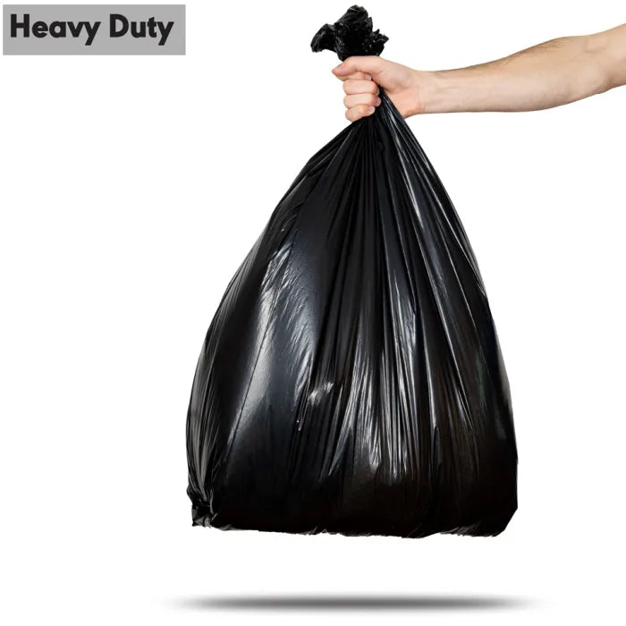 70L Black Heavy Duty Refuse Sacks in a Roll (max. load 15kg)-1x25