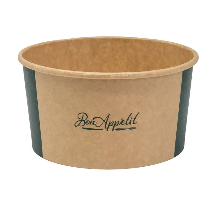 1000ml Round Kraft Multi-Food Bowls-Box of 100