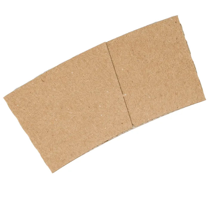 Large Brown Hot Cup Sleeve (Cup Wrap) (12oz/16oz)-Case of 1000