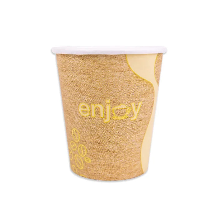 8oz Paper Hot Cup (Lid Ref CUP156/CUP247/CUP250) Case of 500