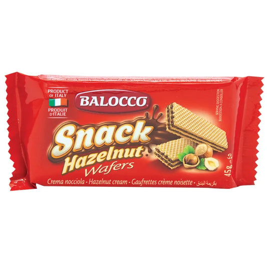 Balocco Hazelnut Wafers 45g Box of 30