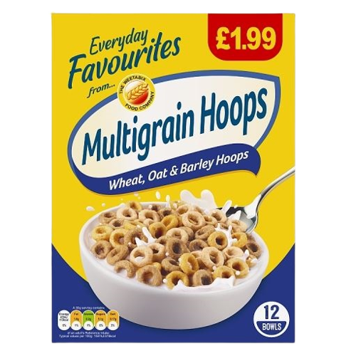 Wfc Multigrain Hoops   8x375g