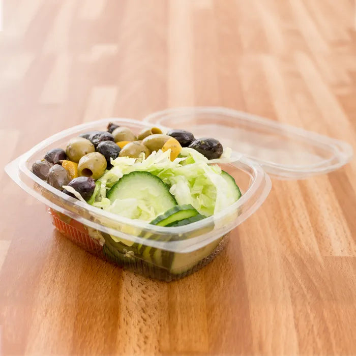 Fresco Oval Salad Containers (375 ml)-Box of 500