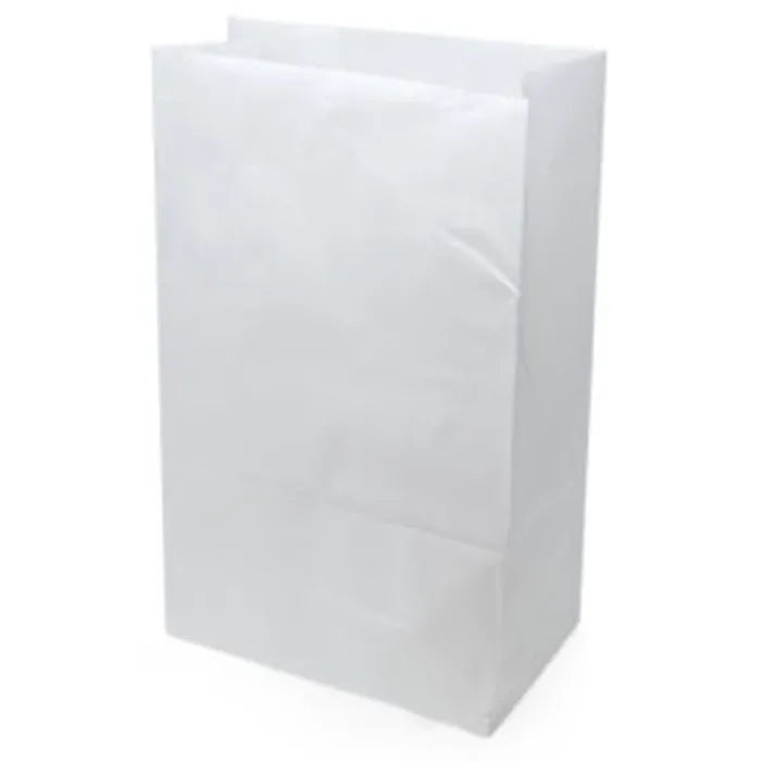 White Large Paper SOS Bags (12"x19"x17") Case of 50