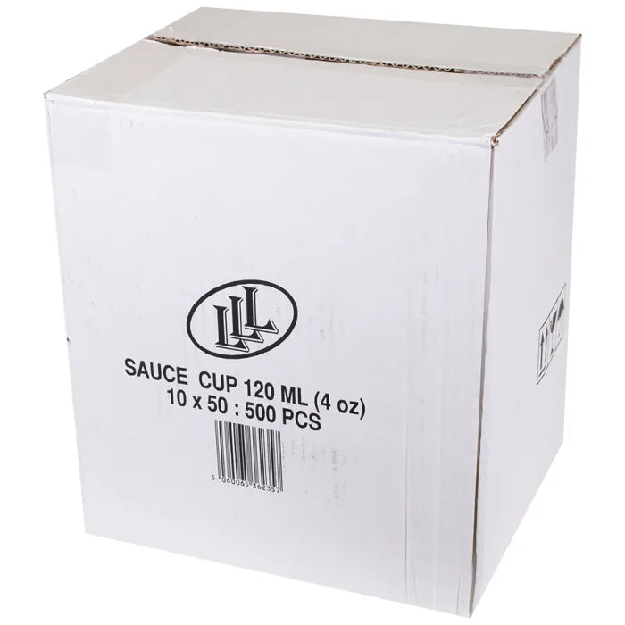 4oz Hinged Sauce Cups-Box of 500