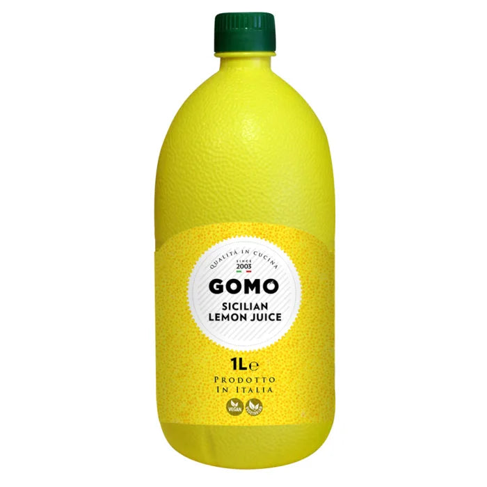 Gomo Sicilian Lemon Juice 1L Box of 6