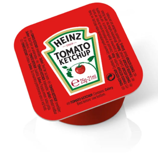 Heinz Tomato Ketchup Dip Pot 25g Box of 100