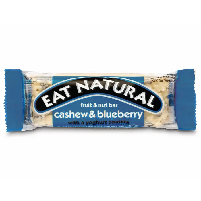 Eat Natural Cashew, Blueberries & Yoghurt Coating Bar 45g Box of 12