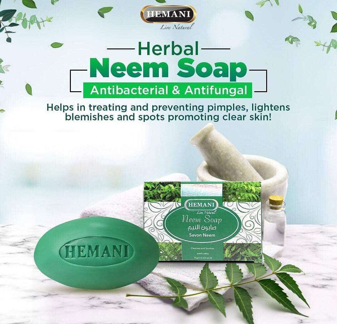 Hemani Neem Soap 75g Box of 4