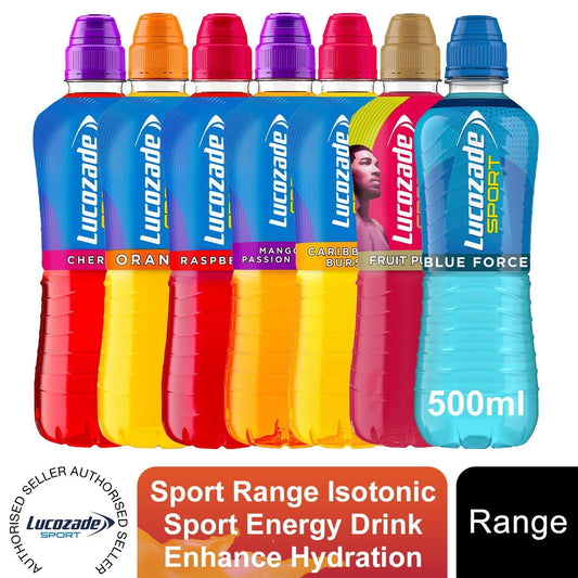 Lucozade Sport Caribbean Blue Force   12x500ml