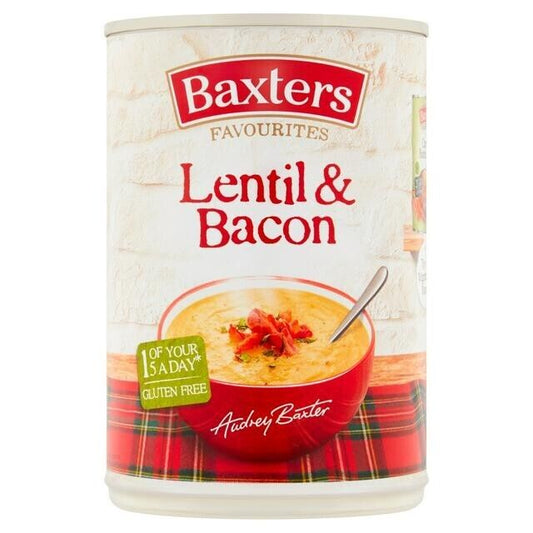 Baxters Soups Lentil & Bacon   12x400g