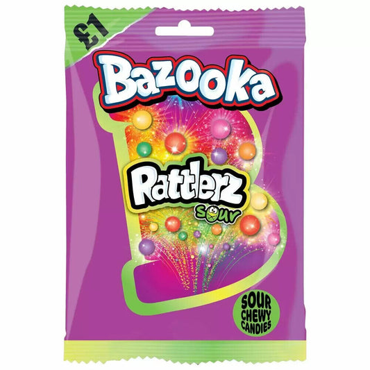 Bazooka Rattlers Sour   12x100g(6)