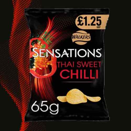 Walkers Sensation Thai Sweet Chilli   18x65g