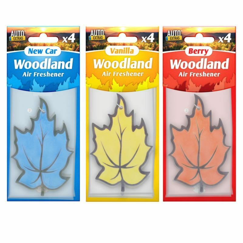 Woodland Leaf Car Air Freshner pk  1x3PACK