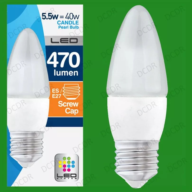 w Led Candle Eww Pearl  10x5W