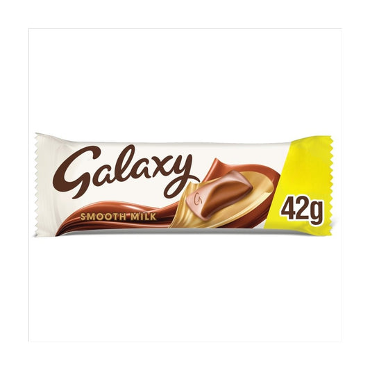 Galaxy Smooth Milk Chocolate Snack Bar 42g Box of 12