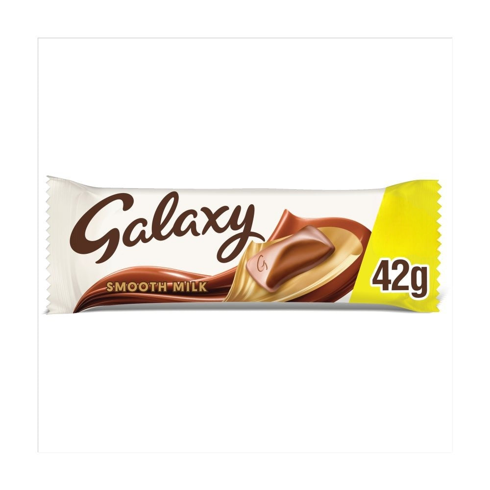 Galaxy Smooth Milk Chocolate Snack Bar 42g Box of 24