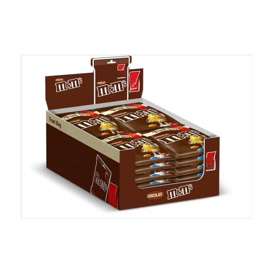 M&M's Milk Chocolate Bites Treat Bag  82g Box of 16