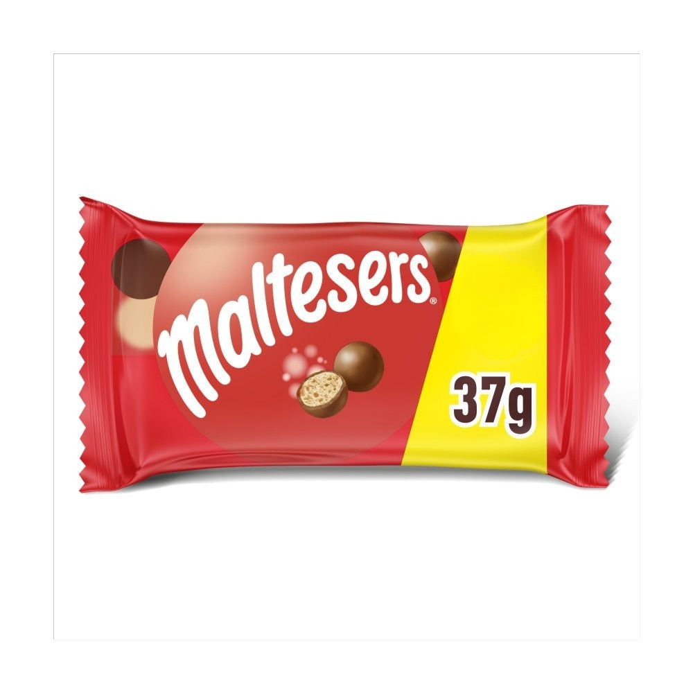 Maltesers Milk Chocolate & Honeycomb Snack Bag 37g Box of 40