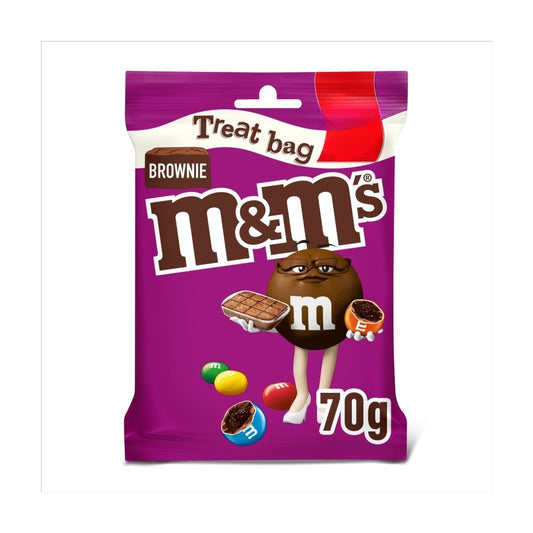 M&M's Brownie Bites Milk Chocolate Treat Bag  70g