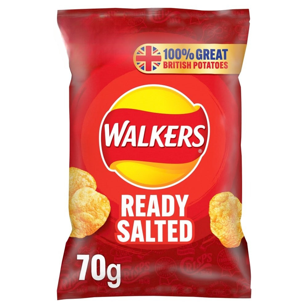 Walkers Ready Salted Crisps 70g