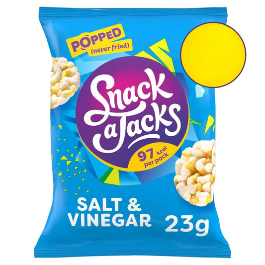 Snack a Jacks Salt & Vinegar Rice Cakes 23g