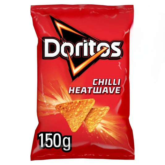 Doritos Chilli Heatwave Sharing Tortilla Chips Crisps 150g